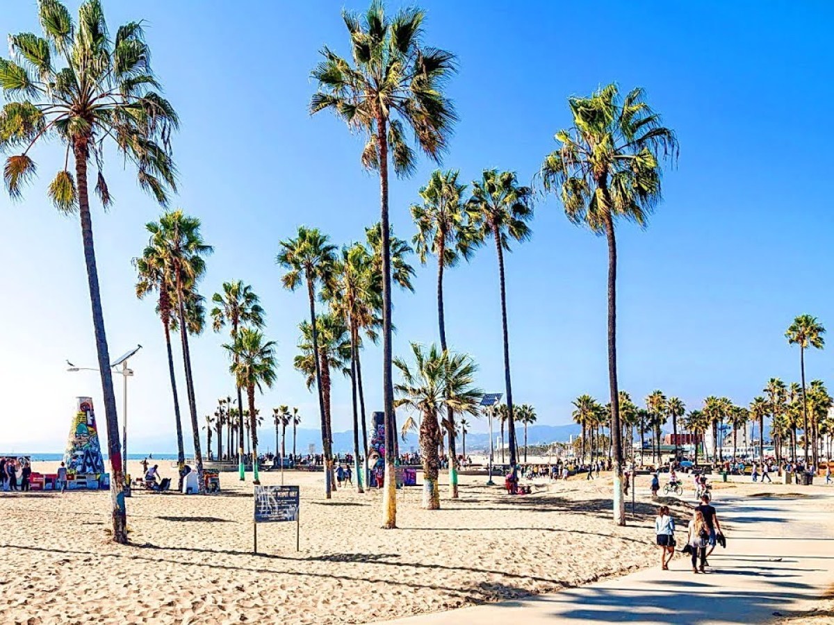 Venice and Santa Monica Boardwalk