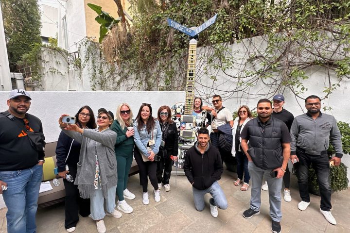 sunset blvd walking tour los angeles