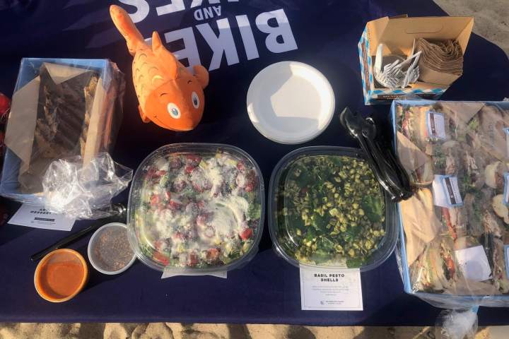 picnic lunch with Bikes & Hikes