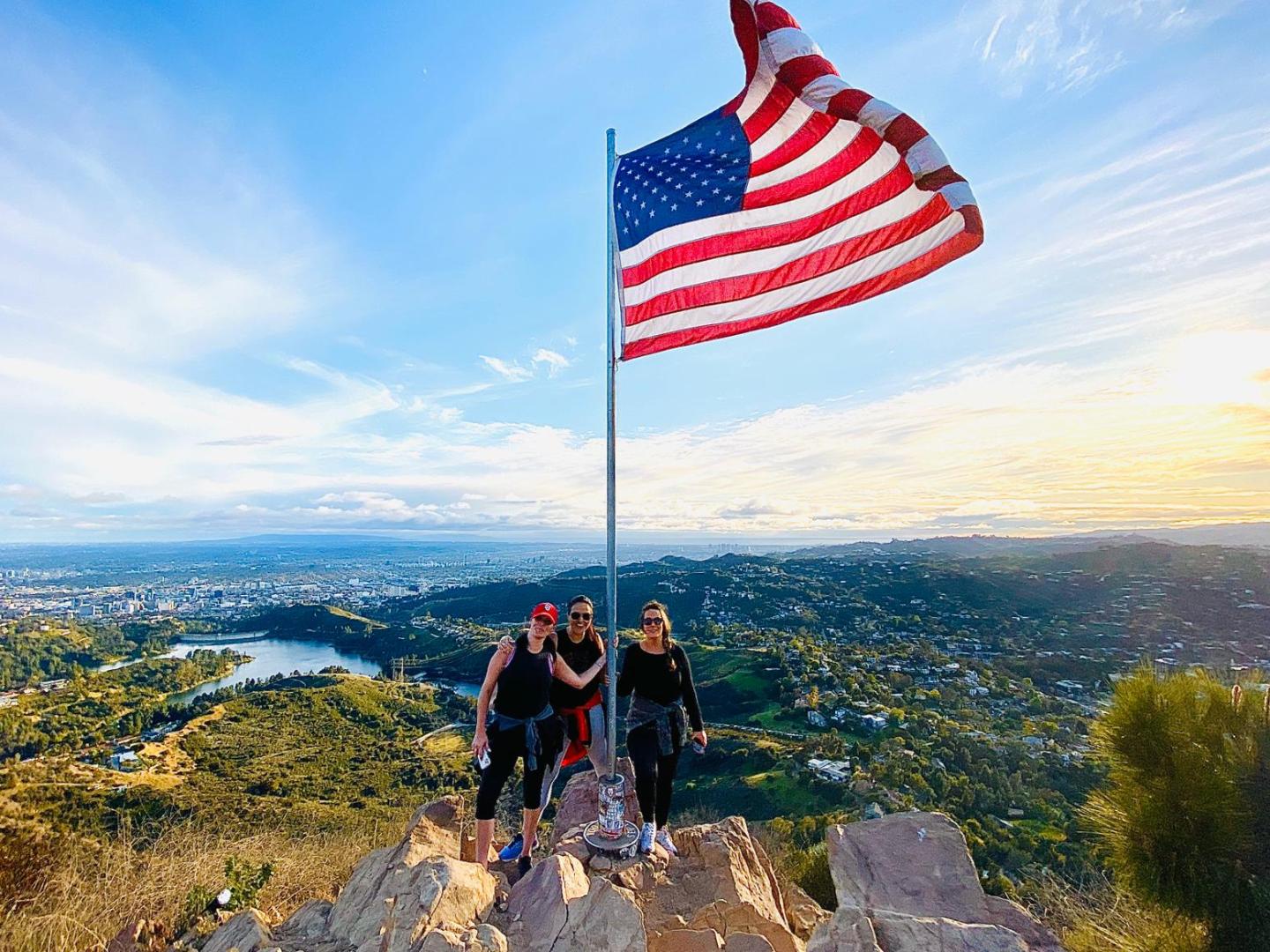 a man flying a kite in the air