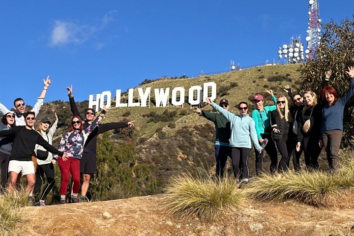 a group of people posing for a picture