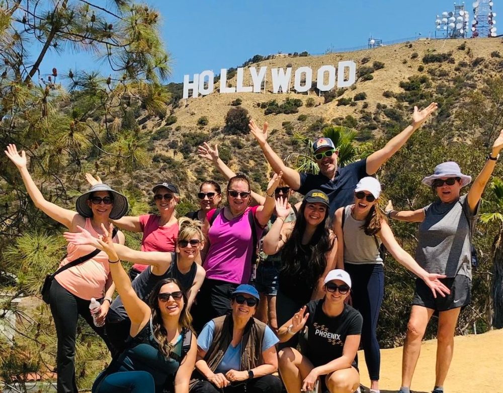 a group of people posing for a picture
