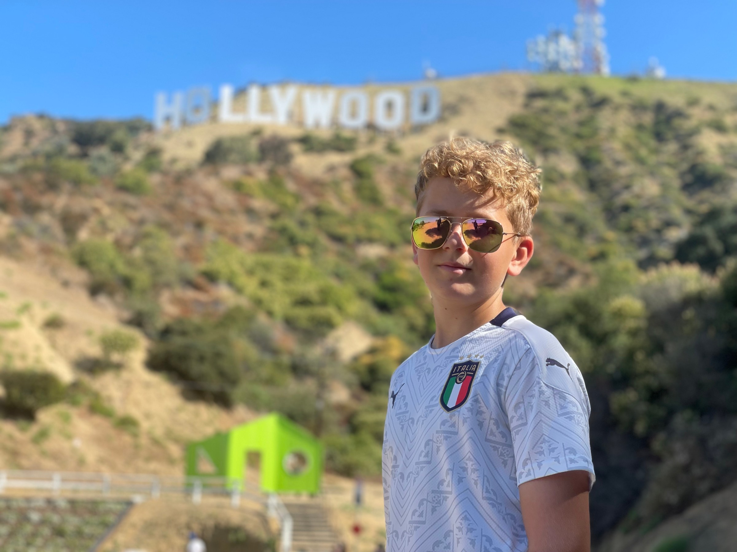 a man wearing sunglasses