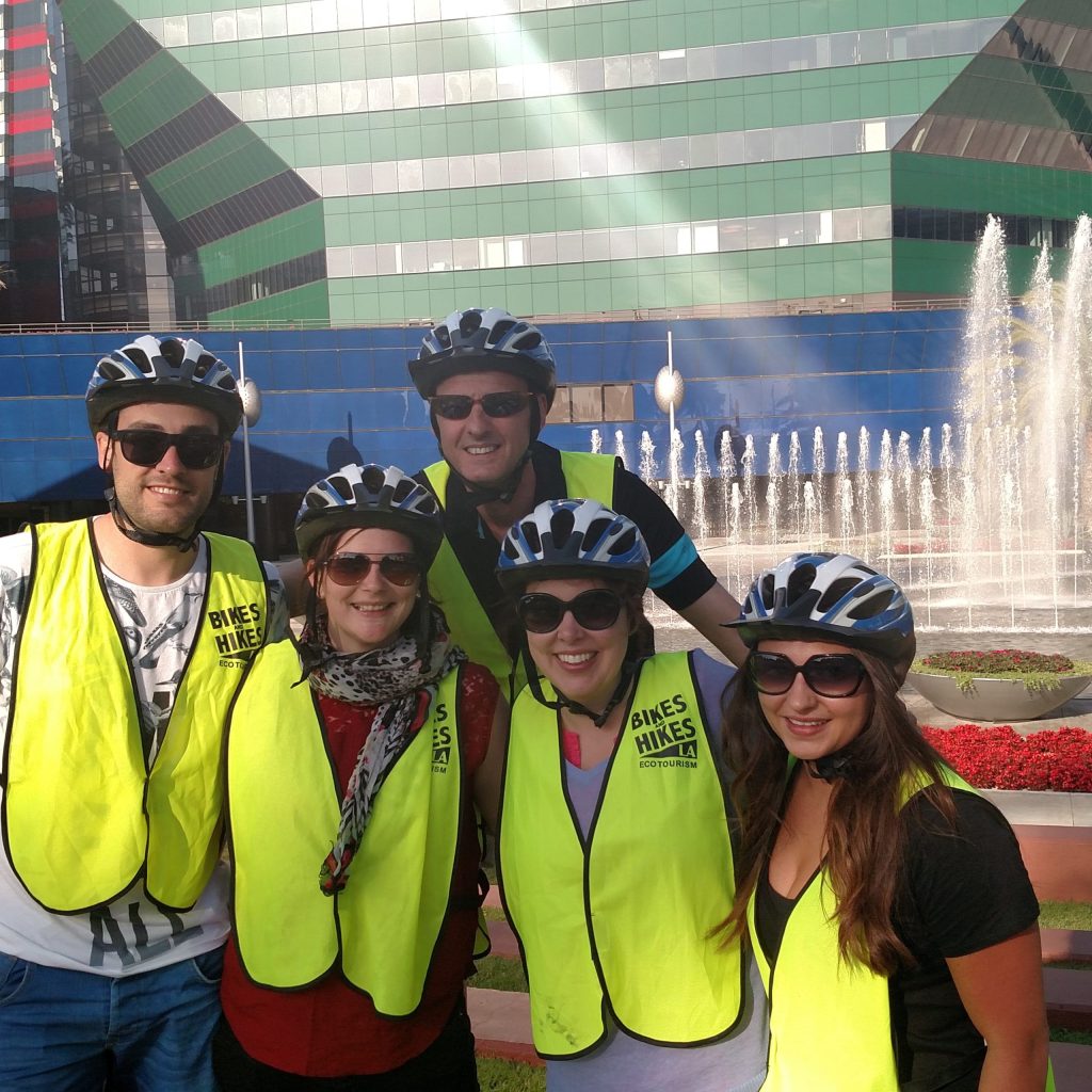 a group of people posing for the camera
