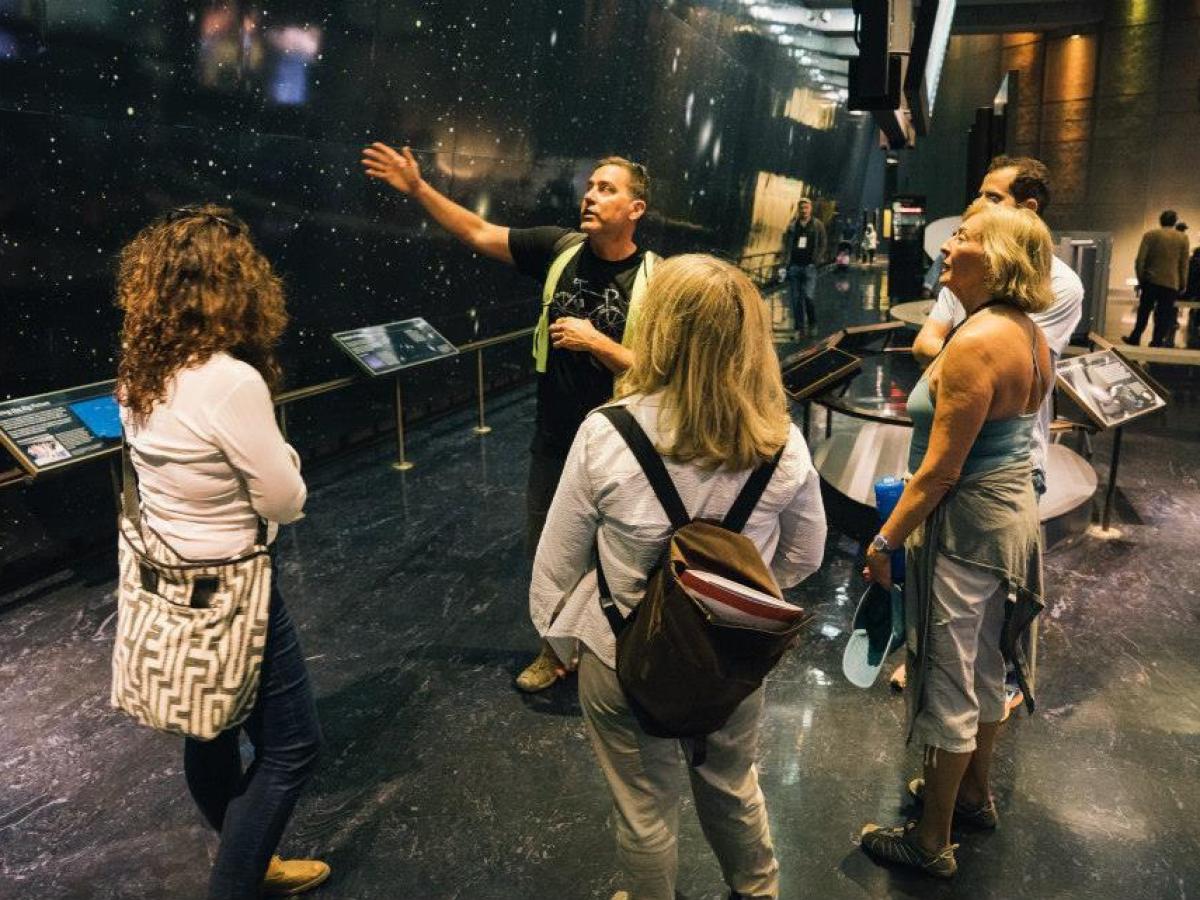 a guided tour at the griffith observatory in los angeles