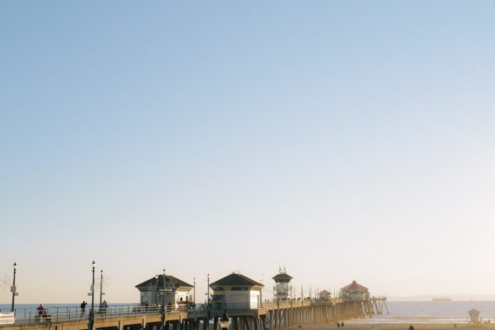 a bridge over a body of water