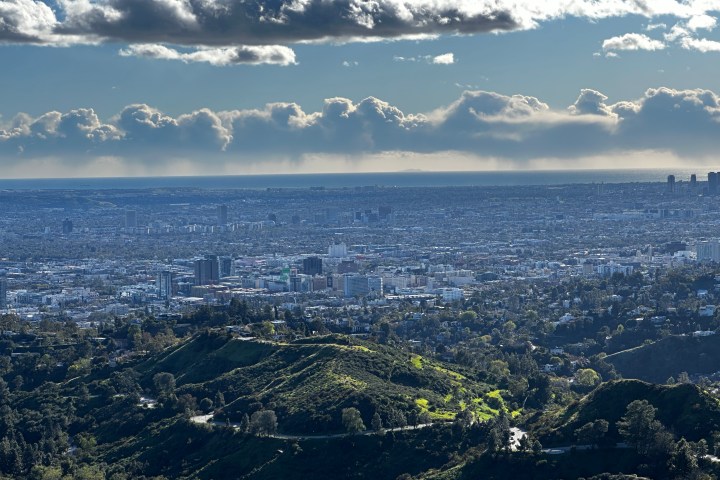 View of the pacific ocean