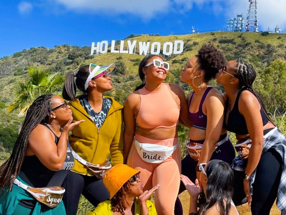 a group of people posing for the camera