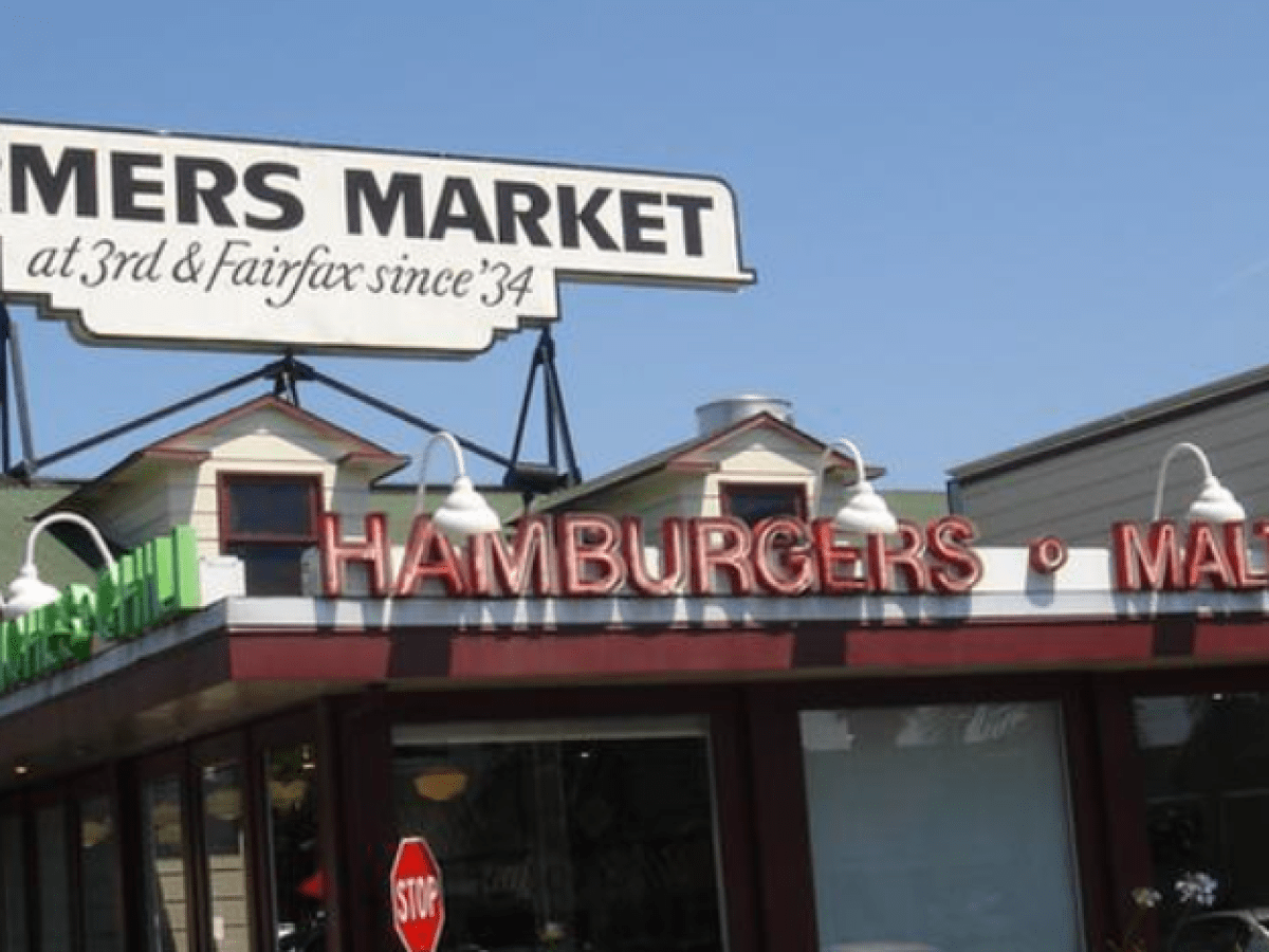 a sign above a store