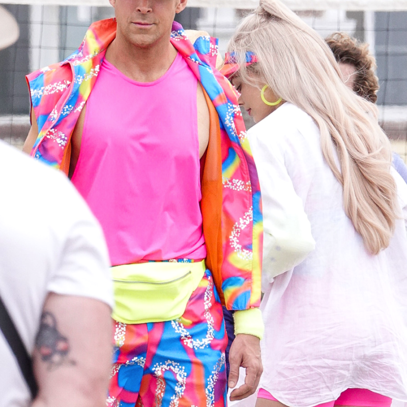 Ryan Gosling and Margot Robbie in Venice Beach