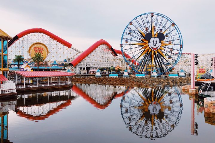 Disney California Adventure in the background