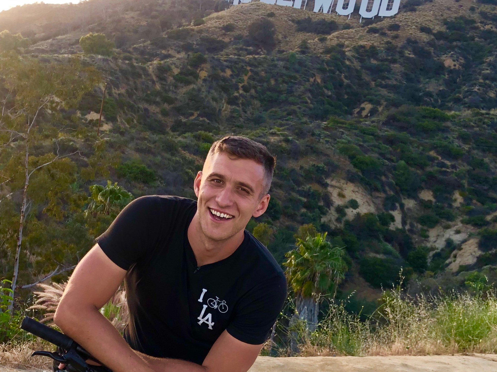 a man standing on top of a mountain